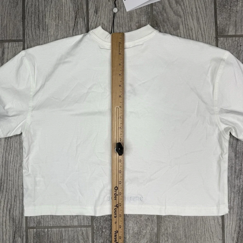 Eastside Golf Shirt Womens White Cropped NWT Crop Top‎ Golfing Gym Embroidered M - Picture 10 of 10